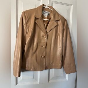 Dero Rocco D'Amelio Vintage Lined Leather Jacket